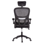 ΚΑΡΕΚΛΑ ΓΡΑΦΕΙΟΥ BASTON HM18236.01 ΜΑΥΡΟ MESH & PP ΣΚΕΛΕΤΟΣ 64x60x117-127Υεκ. - Image 6