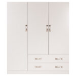 ΝΤΟΥΛΑΠΑ 3ΦΥΛΛΗ CARLY HM384.05 ΜΕ ΔΥΟ ΣΥΡΤΑΡΙΑ ΛΕΥΚΗ 150X55Χ180Υεκ. - Image 3