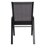 ΠΟΛΥΘΡΟΝΑ ΕΞ.ΧΩΡΟΥ LEON HM5000.03 ΜΕΤΑΛΛΙΚΗ ΜΑΥΡΟ ΜΕ TEXTILENE ΜΑΥΡΟ 55x77x95Υεκ - Image 6