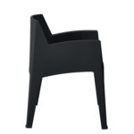 ΠΟΛΥΘΡΟΝΑ ΠΟΛΥΠΡΟΠΥΛΕΝΙΟΥ SLEEK HM6370.02 ΜΑΥΡΗ 68x63x82,5Υεκ. - Image 4