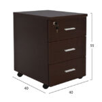 ΣΕΤ ΓΡΑΦΕΙΟΥ 2ΤΜΧ ΣΕ ΧΡΩΜΑ WENGE HM10215.12 - Image 3