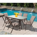 ΣΕΤ ΤΡΑΠΕΖΑΡΙΑ ΚΑΦΕ ΜΕΤΑΛΛΙΚΗ 7ΤΜΧ ΜΕ 6ΚΑΡΕΚΛΕΣ ΚΑΙ ΤΡΑΠΕΖΙ 160Χ90 HM5206.02 - Image 3