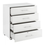 ΣΥΡΤΑΡΙΕΡΑ ΜΕΛΑΜΙΝΗΣ BRIANA HM2204.05 ME 4 ΣΥΡΤΑΡΙΑ ΛΕΥΚΗ 75x40x83Y εκ. - Image 3