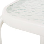 ΤΡΑΠΕΖΑΚΙ ΕΞ.ΧΩΡΟΥ ΤΕΤΡΑΓΩΝΟ DIDO HM5975.02 ΛΕΥΚΟ ΜΕΤΑΛΛΟ-ΓΥΑΛΙ 40x40x40Υεκ - Image 6