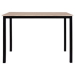 ΤΡΑΠΕΖΙ ΤΡΑΠΕΖΑΡΙΑΣ PANYA HM8332, 110X70Χ76 SONOMA, ΜΑΥΡΑ ΠΟΔΙΑ - Image 3