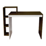 Γραφείο 110Ν Wenge-Λευκό 110x40x90εκ - Image 3