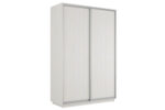 Ντουλάπα Diamont Λευκό 150x60x220cm - Image 2