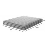 ΣΤΡΩΜΑ VELVET Μονό 90x200x23cm (CHIC STROM) - Image 3
