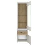 Βιτρίνα Karin Cashmere-Evoke Oak 56x36.5x210.5cm - Image 2