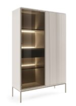 Βιτρίνα Sento Λευκό Kazmir 104x166x39cm - Image 2
