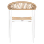 ΠΟΛΥΘΡΟΝΑ ΑΛΟΥΜΙΝΙΟΥ GRET HM5854.01 ΛΕΥΚΗ PE RATTAN ΜΠΕΖ 56x55,5x78Υεκ. - Image 6