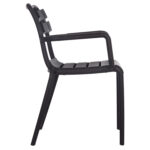 ΠΟΛΥΘΡΟΝΑ ΠΟΛΥΠΡΟΠΥΛΕΝΙΟΥ PHILLY HM6123.02 ΜΑΥΡΟ 58.5x49x83.5Υεκ. - Image 3