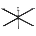 ΒΑΣΗ ΤΡΑΠΕΖΙΟΥ ΜΑΥΡΗ ΜΕΤΑΛΛΙΚΗ ΔΙΠΛΗ ΧΙΑΣΤΙ HM5917 110x63x72Υεκ. - Image 8