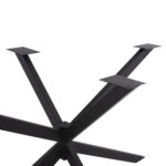 ΒΑΣΗ ΤΡΑΠΕΖΙΟΥ ΜΑΥΡΗ ΜΕΤΑΛΛΙΚΗ ΔΙΠΛΗ ΧΙΑΣΤΙ HM5917 110x63x72Υεκ. - Image 9