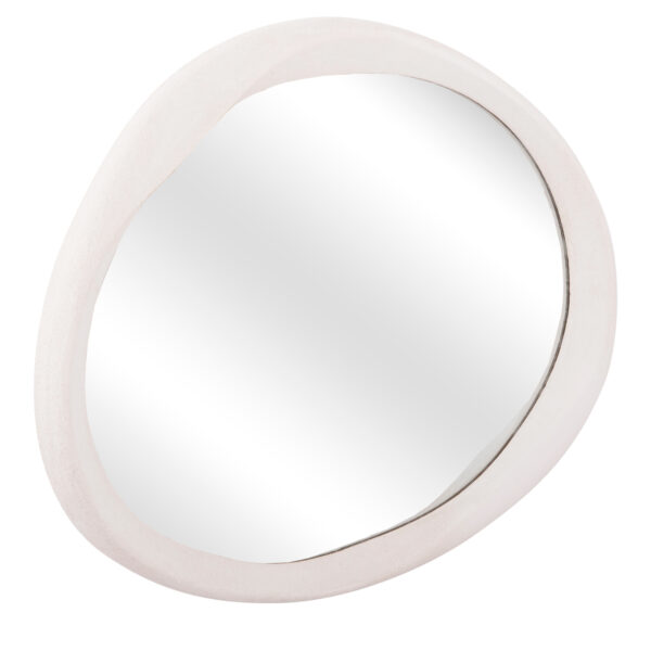 ΚΑΘΡΕΠΤΗΣ ΤΟΙΧΟΥ ΟΒΑΛ ΣΕΙΡΑ SANTORINI HM4513 MDF ΣΕ ΥΠΟΛΕΥΚΟ 90x3,2x60Υεκ
