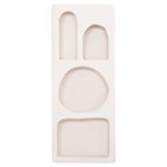 ΡΑΦΙΕΡΑ ΤΟΙΧΟΥ ΣΕΙΡΑ SANTORINI HM18069 MDF ΣΕ ΥΠΟΛΕΥΚΟ ΧΡΩΜΑ 47,5x18x120Υεκ. - Image 3