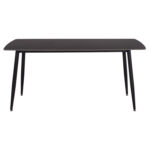 ΤΡΑΠΕΖΙ RAVEN HM18150.02 ΚΕΡΑΜΙΚΟ TOP ΜΕ ΟΨΗ ΜΑΥΡΟ ΜΑΡΜΑΡΟ 160x80x74Υεκ. - Image 3