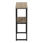 Κονσόλα Solain pakoworld sonoma-μαύρο μέταλλο 79x29x85εκ - Image 4