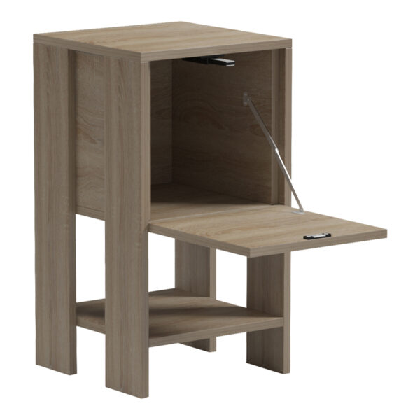 Κομοδίνο Reppo pakoworld sonoma 30x30x55εκ