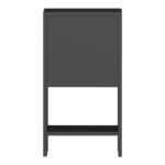 Κομοδίνο Reppo pakoworld μαύρο 30x30x55εκ - Image 2