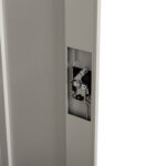 ΝΤΟΥΛΑΠΑ ΜΕΤΑΛΛΙΚΗ DURON HM11999 2-ΦΥΛΛΗ ΜΕ 2 ΑΠΟΘ.ΧΩΡΟΥΣ & ΠΟΔΙΑ-ΓΚΡΙ 90Χ40Χ100Υεκ. - Image 5