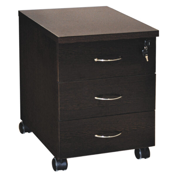 ΣΥΡΤΑΡΙΕΡΑ ΓΡΑΦΕΙΟΥ ΕΠΑΓΓΕΛΜΑΤΙΚΗ SIENNA HM2011.02 WENGE ΜΕ 3ΣΥΡΤΑΡΙΑ 38X48X53cm
