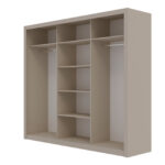 Ντουλάπα Grandio Cashmere με καθρέφτη 250x60x215cm - Image 2
