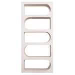ΒΙΒΛΙΟΘΗΚΗ ΣΕΙΡΑ SANTORINI HM18062 MDF ΣΕ ΥΠΟΛΕΥΚΟ ΧΡΩΜΑ 80x38x180Yεκ. - Image 3