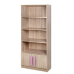 ΒΙΒΛΙΟΘΗΚΗ PLAYROOM SONAMA-ΡΟΖ HM10146.03 80X35X180εκ. - Image 3