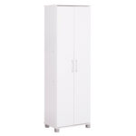ΠΑΠΟΥΤΣΟΘΗΚΗ-ΝΤΟΥΛΑΠΑ CLUSE HM2403.03 ΜΕΛΑΜΙΝΗ ΛΕΥΚΟ ΧΡΩΜΑ 60Χ36,5Χ186,5Υεκ.