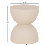 ΣΚΑΜΠΟ ΣΤΡΟΓΓΥΛΟ ZINI HM6580.02 FIBER CEMENT ΣΕ ΜΠΕΖ Φ35x43Υεκ - Image 7