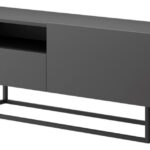Έπιπλο τηλεόρασης  02109-ENJ-g Γραφίτης 120x47x37cm