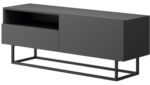 Έπιπλο τηλεόρασης  02109-ENJ-g Γραφίτης 120x47x37cm