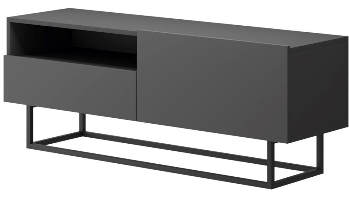 02109ENJg Έπιπλο τηλεόρασης 02109-ENJ-g Γραφίτης 120x47x37cm - Image 1