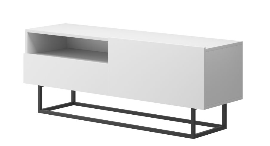 02109ENJw Έπιπλο τηλεόρασης 02109-ENJ-w Λευκό 120x47x37cm - Image 1