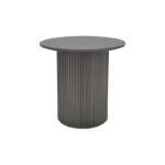 Tραπέζια σαλονιού Dovel pakoworld mdf-μεταλλο σετ 2τεμ. μαύρο - Image 2