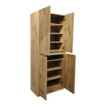 Παπουτσοθήκη-ντουλάπι Kebell pakoworld σε oak απόχρωση 71x41.5x180.4εκ - Image 2