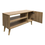 Έπιπλο τηλεόρασης Orianne pakoworld σε sonoma απόχρωση 90x32x46εκ - Image 2