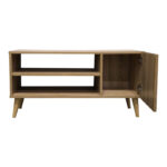 Έπιπλο τηλεόρασης Orianne pakoworld σε sonoma απόχρωση 90x32x46εκ - Image 3