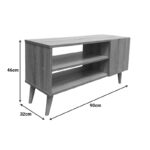Έπιπλο τηλεόρασης Orianne pakoworld σε sonoma απόχρωση 90x32x46εκ - Image 5