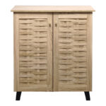 Παπουτσοθήκη-ντουλάπι Mantam pakoworld 12 ζεύγων sonoma 78x34x87εκ - Image 3