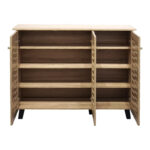 Παπουτσοθήκη-ντουλάπι Mantam pakoworld 16 ζεύγων sonoma 115.5x34x87εκ - Image 4