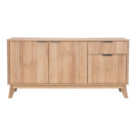 Μπουφές Hamea pakoworld mdf σε φυσική απόχρωση 150x39,5x73εκ - Image 2