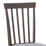 Καρέκλα Houston pakoworld rubberwood σε καρυδί απόχρωση 40x49x94εκ - Image 5