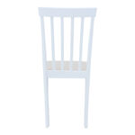 Καρέκλα Houston pakoworld rubberwood σε λευκή απόχρωση 40x49x94εκ - Image 4