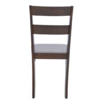 Καρέκλα Dallan pakoworld rubberwood σε καρυδί απόχρωση 40x47.5x89εκ - Image 4