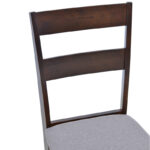 Καρέκλα Dallan pakoworld rubberwood σε καρυδί απόχρωση 40x47.5x89εκ - Image 5