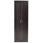 Παπουτσοθήκη-ντουλάπα SANTE pakoworld 21 ζεύγων χρώμα wenge 60x37x183εκ - Image 5
