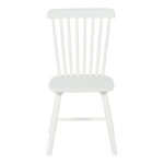 Καρέκλα Melia pakoworld rubberwood σε λευκή απόχρωση 45x51x87εκ - Image 3