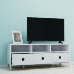 Έπιπλο TV Marocco Λευκό 149x47x57.5cm - Image 2